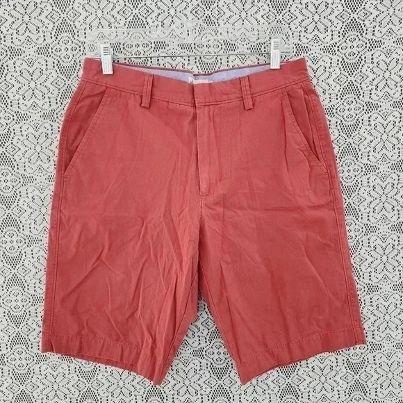 Vintage J. Crew cotton bermuda men's shorts 31 red - Picture 1 of 6